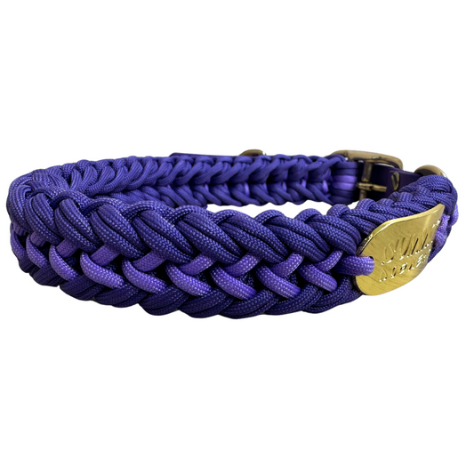 The "Three Sisters" Purple Paracord Collar