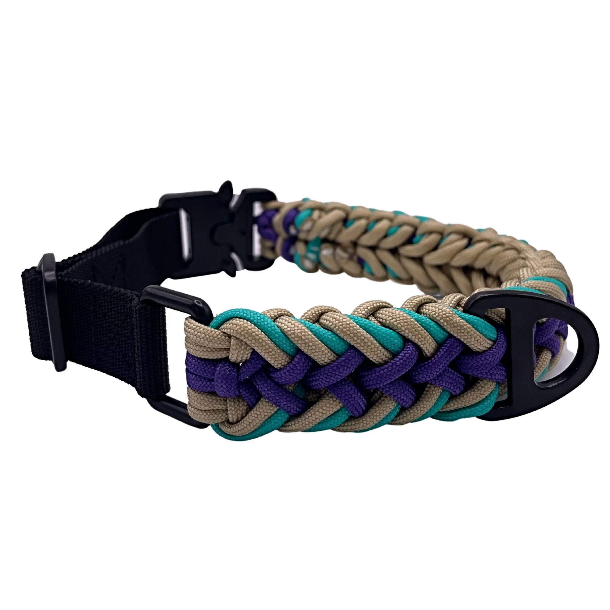 Adjustable paracord dog clearance collar