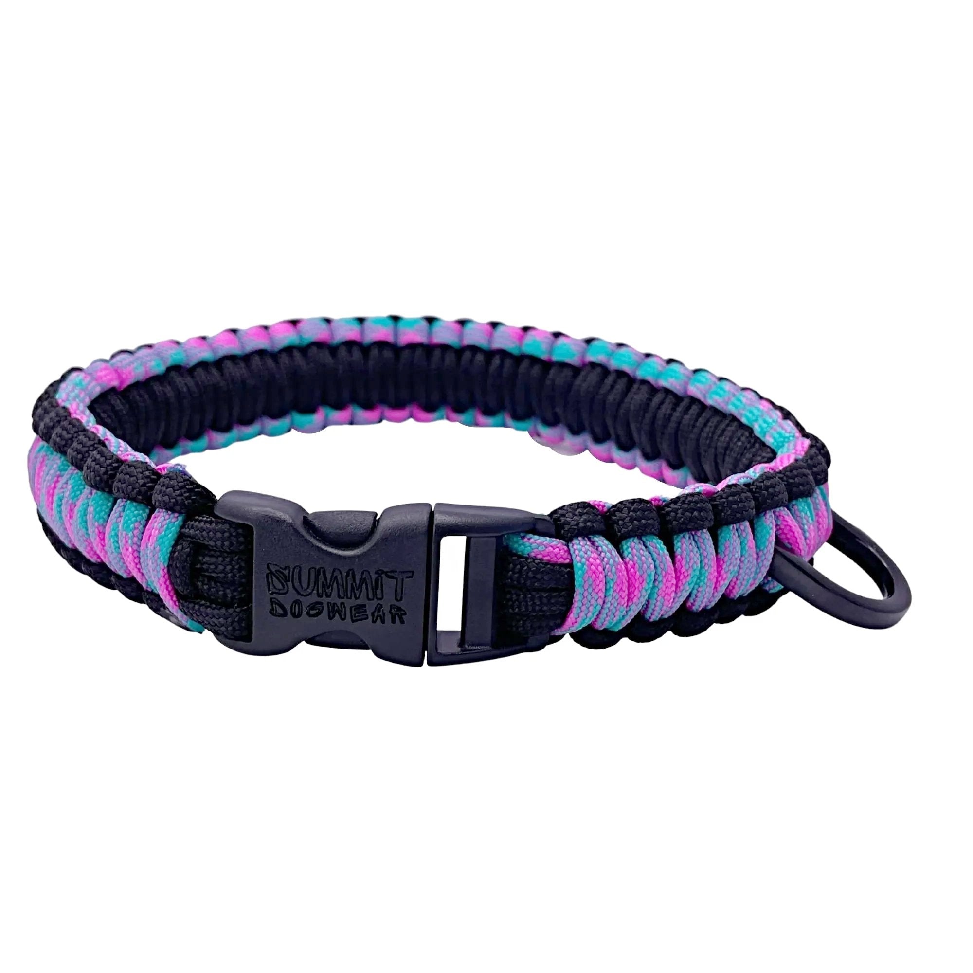 Paracord dog collar with nameplate best sale